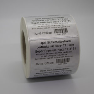 Anlageninventur Etiketten